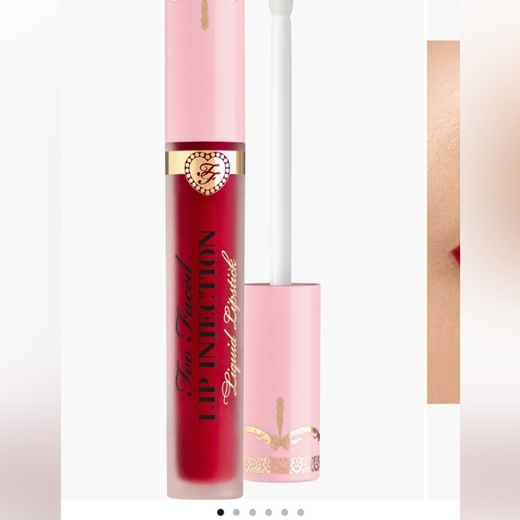 Too Faced Lip Injection Liquid Lipstick - infatuated $29 MSRP - Picture 1 of 5